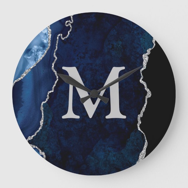Grande Horloge Ronde Mongram acrylique (Recto)