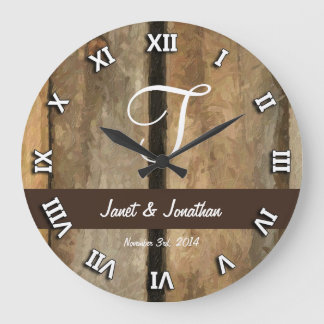 Grande Horloge Ronde Mongram Clock