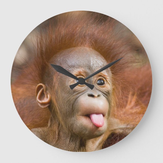 Grande Horloge Ronde Monkey clock (Recto)