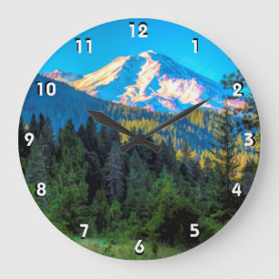 GRANDE HORLOGE RONDE MONT SHASTA