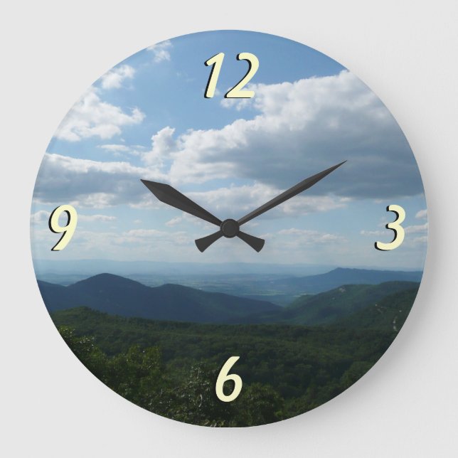 Grande Horloge Ronde Montagnes Appalaches II Shenandoah (Recto)