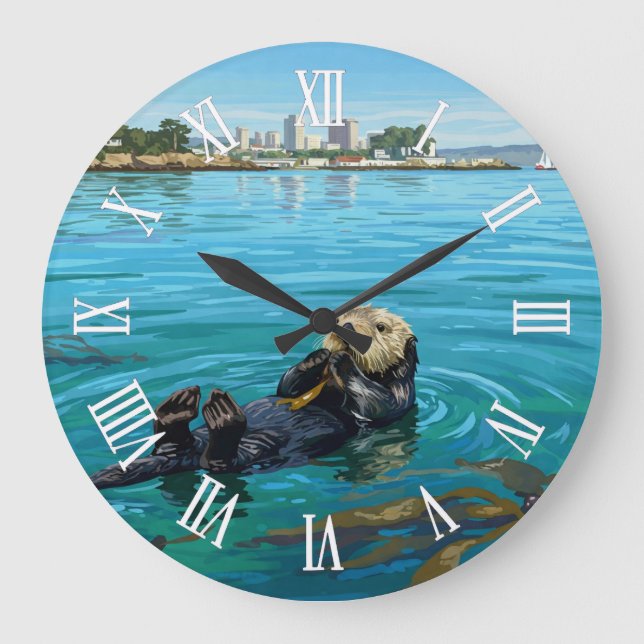 Grande Horloge Ronde Monterey Bay Sea Otter California Travel (Recto)