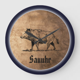 Grande Horloge Ronde Montre à aspiration