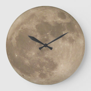 Grande Horloge Ronde Moon Clock Full Moon Wall Clocks Decor Gifts