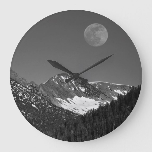 Grande Horloge Ronde Moonrise, Sierra-Nevada, Glacier Point Vista (Recto)