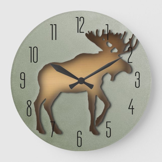 Grande Horloge Ronde Moose clock (Recto)