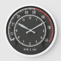 Mopar - Dodge Charger Tic Toc Tach Round Clock