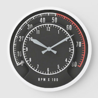 Grande Horloge Ronde Mopar - Dodge Charger Tic Toc Tach Round Clock