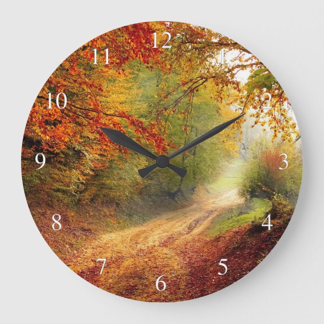 Grande Horloge Ronde Morning Autum Forest (Recto)