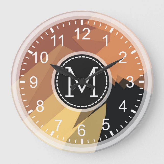 Grande Horloge Ronde Mosaic Monogram (Recto)