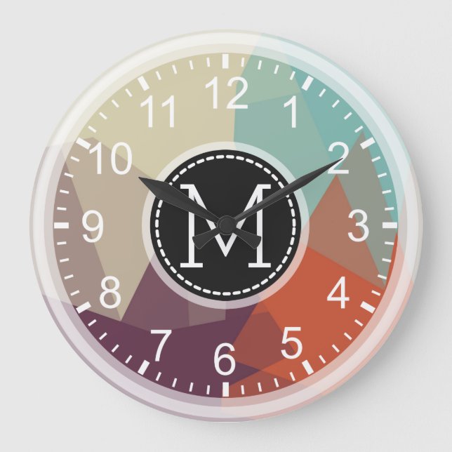 Grande Horloge Ronde Mosaic Monogram (Recto)