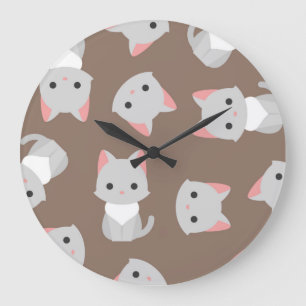 Grande Horloge Ronde Motif