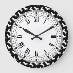 Grande Horloge Ronde Motif Dachshund de base