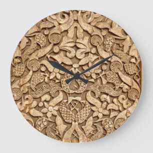 Grande Horloge Ronde motif de l'Alhambra