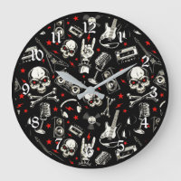 Motif métallique lourd rétro