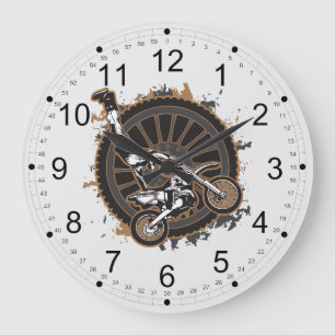 Grande Horloge Ronde Motocross cascade
