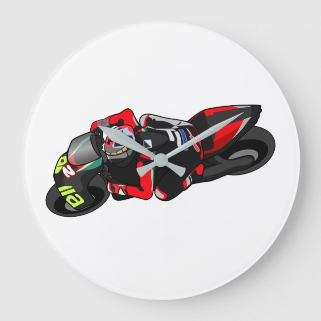 Grande Horloge Ronde MotoGP Aprilia (Recto)