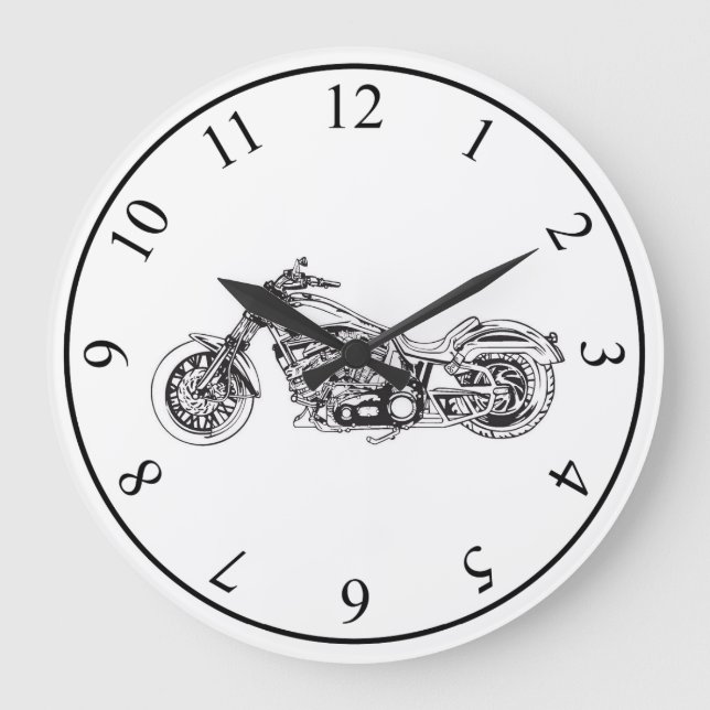 Grande Horloge Ronde Motorcycle (Recto)
