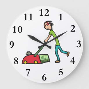 Grande Horloge Ronde Moulage de pelouse