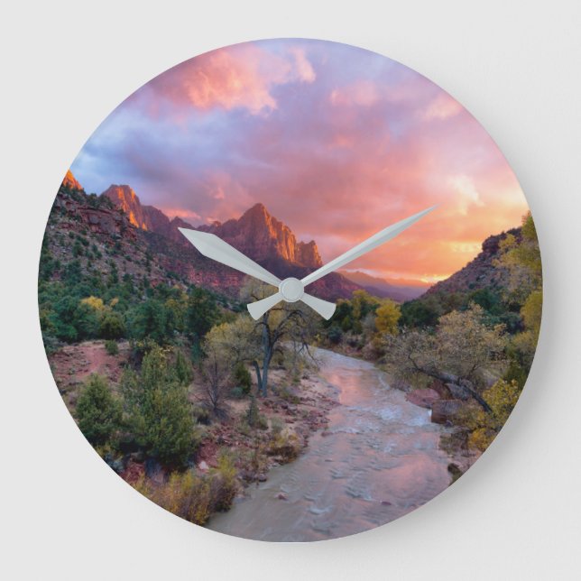 Grande Horloge Ronde Mountains | The Watchman Zion Nathional Park Utah (Recto)