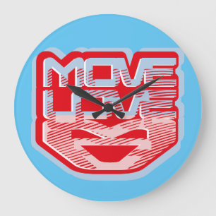 GRANDE HORLOGE RONDE MOVE LOVE HEART BY MASANSER PIXELAT