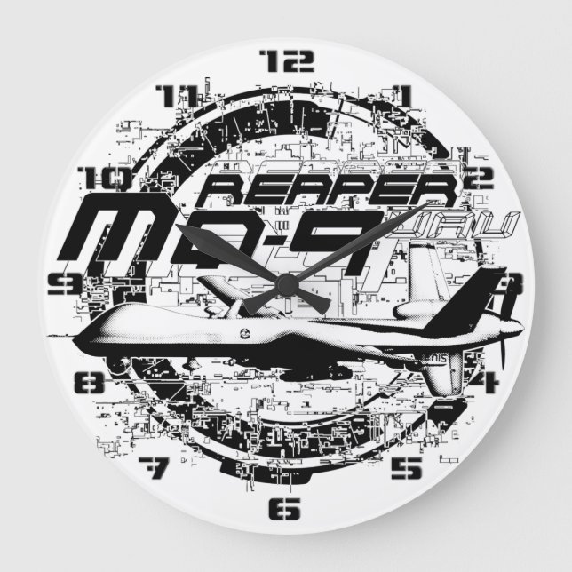 Grande Horloge Ronde MQ-9 Reaper (Recto)
