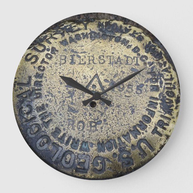 Grande Horloge Ronde Mt. Bierstadt Fourteener Clock (Recto)