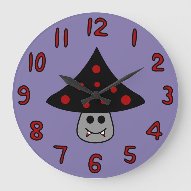 Grande Horloge Ronde Mushroom Clock (Recto)