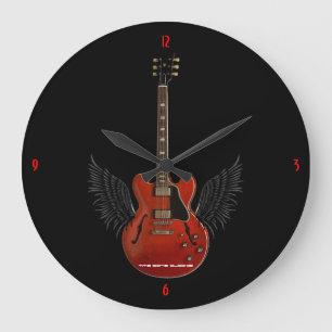 Grande Horloge Ronde Music is Heaven Large Wall Clock