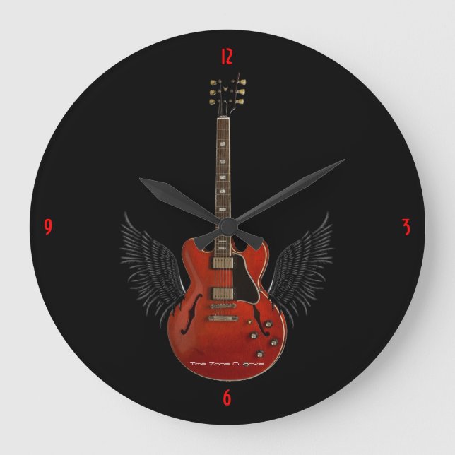 Grande Horloge Ronde Music is Heaven Large Wall Clock (Recto)