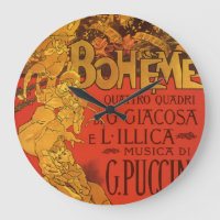 Musique Art Nouveau vintage, Opéra de La Bohême, 1