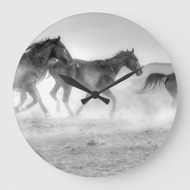 Grande Horloge Ronde Mustang Run (Recto)