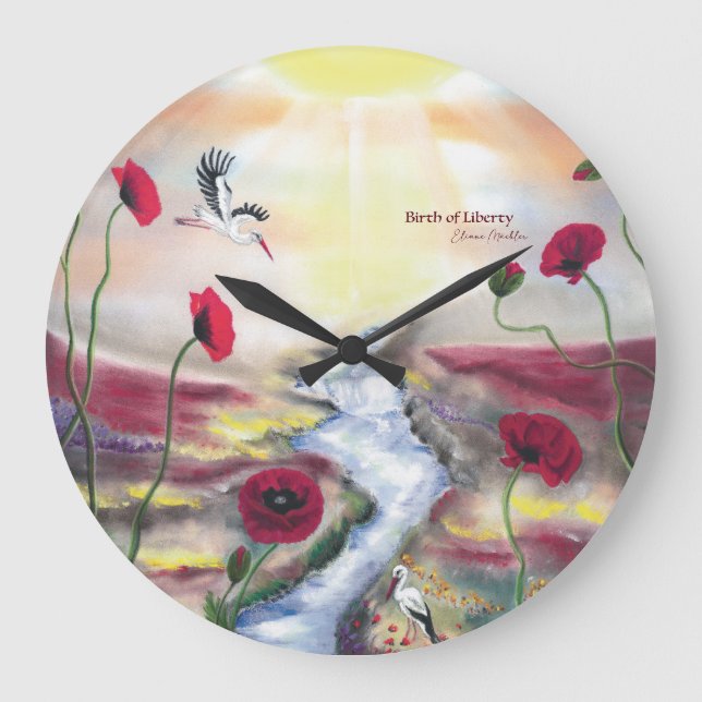 Grande Horloge Ronde Naissance de la Liberté (Recto)