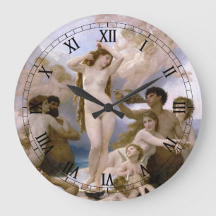 Grande Horloge Ronde Naissance de Vénus par William-Adolphe Bouguereau