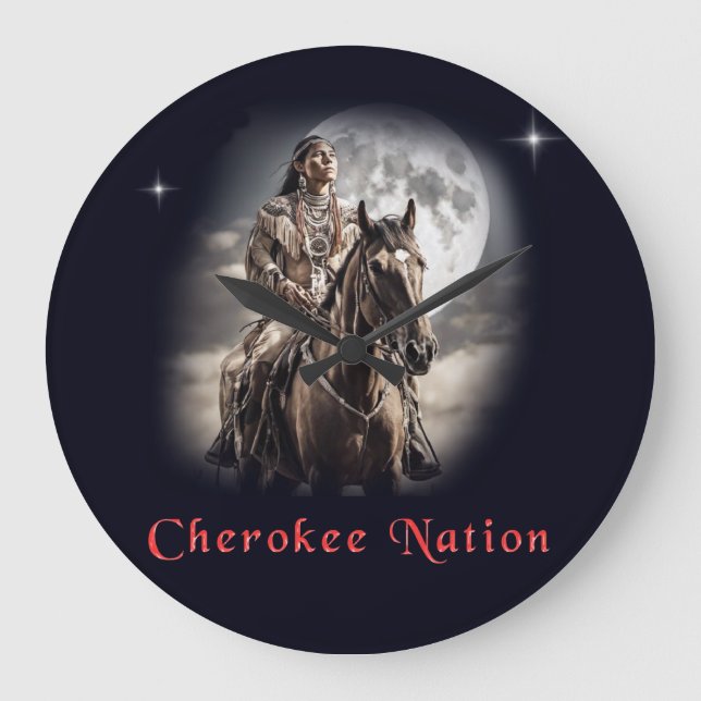 Grande Horloge Ronde Nation cherokee (Recto)