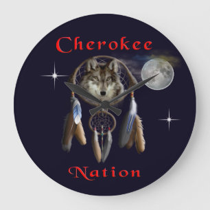 Grande Horloge Ronde Nation Cherokee