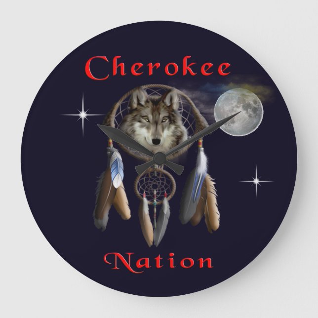 Grande Horloge Ronde Nation Cherokee (Recto)