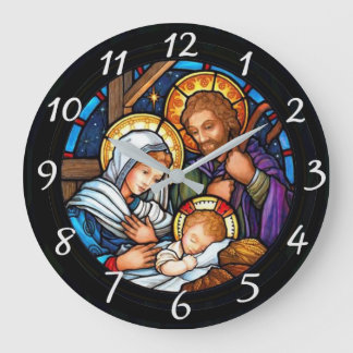 Grande Horloge Ronde Nativité