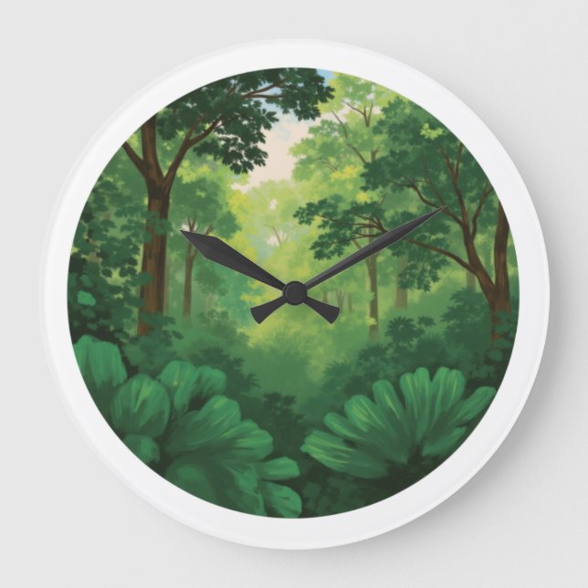 Grande Horloge Ronde naturt   clock (Recto)