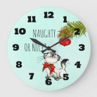 Naughty ou Nice Joueur Kitty Chat Noël