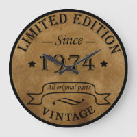 Né en 1974 cadeau d'anniversaire vintage