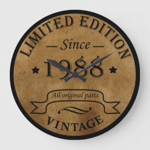 Grande Horloge Ronde né en 1988 anniversaire vintage