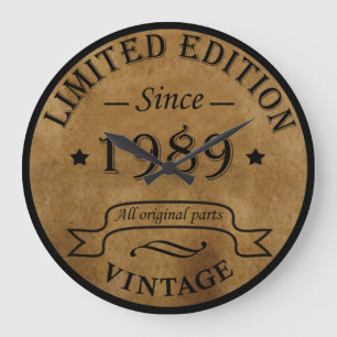 Grande Horloge Ronde né en 1989 anniversaire vintage