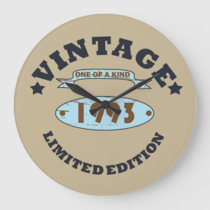 Grande Horloge Ronde né en 1993 cadeau d'anniversaire vintage