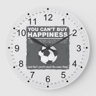 Grande Horloge Ronde Ne peut pas acheter le football de bonheur