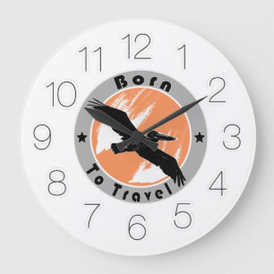 Grande Horloge Ronde Né pour voyager