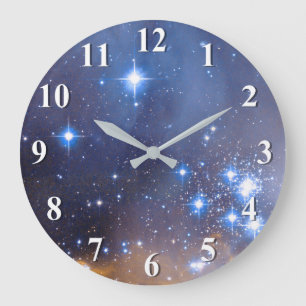 Grande Horloge Ronde Nebula Stars Galaxy