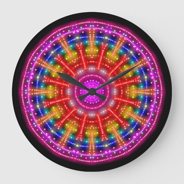 Grande Horloge Ronde Neon Medallion (Recto)