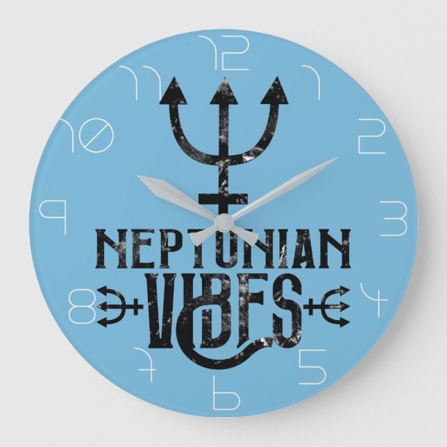 Grande Horloge Ronde Neptunian Vibes Esoteric Astrology Zodiac Neptune (Recto)