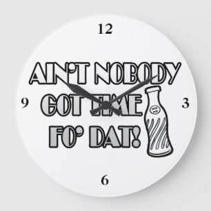 Grande Horloge Ronde N'est personne le temps obtenu FO Dat